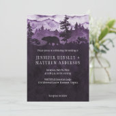 In het Paarse wilde gebergte Beer Kaart (Staand voorkant)