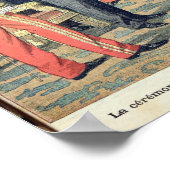 In het paleis Elysee, de Ceremonial Transfer Poster (Hoek)