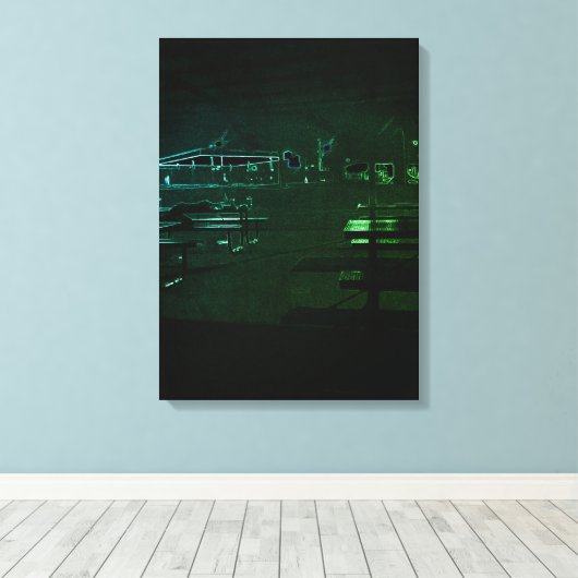 In het park canvas afdruk (Insitu (Houten vloer))