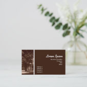 In het park visitekaartje (Staand voorkant)