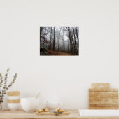 In het Poster van de Winterbosfog (Keuken)