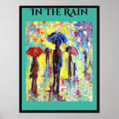 In het Regen poster (Voorkant)