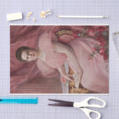  in het Roze door Paul de la Boulaye Tissuepapier (Craft)