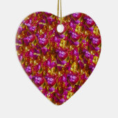 In het roze hart ornament (Rechts)