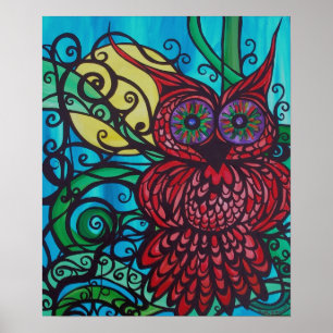 In het serieuze moonlicht poster