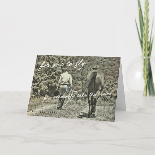 IN HET SHOW WENSKAART BEDANKKAART (Voorkant)