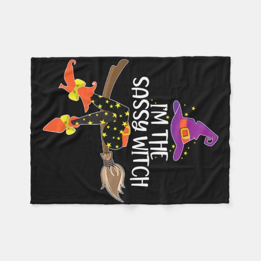 In het Sky Witch Halloween Matching Group kostuum Fleece Deken (Voorkant (Horizontaal))