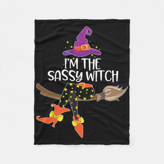 In het Sky Witch Halloween Matching Group kostuum Fleece Deken (Voorkant)
