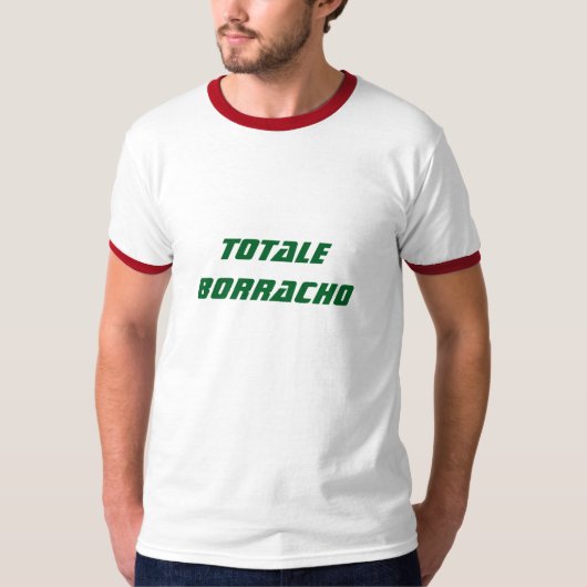 in het Spaans drink totaal T-shirt (Voorkant)