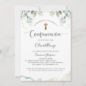 In het Spaans, elegante bevestiging met groen Kaart (Voorkant)