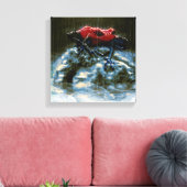 In het Storm Canvas Afdruk (Insitu (Woonkamer))