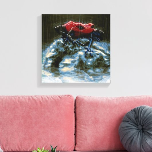 In het Storm Canvas Afdruk (Insitu (Woonkamer))