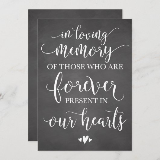 In het teken van de liefhebbende herdenkingsceremo (Voorkant / Achterkant)