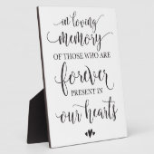 In het teken van de liefhebbende herdenkingsceremo fotoplaat (Zijkant)