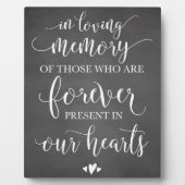 In het teken van de liefhebbende herdenkingsceremo fotoplaat (Voorkant)