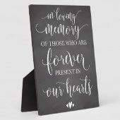 In het teken van de liefhebbende herdenkingsceremo fotoplaat (Zijkant)