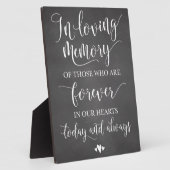 In het teken van de liefhebbende herdenkingsceremo fotoplaat (Zijkant)