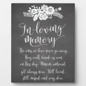 In het teken van de liefhebbende herdenkingsceremo fotoplaat (Voorkant)