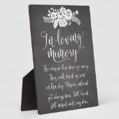 In het teken van de liefhebbende herdenkingsceremo fotoplaat (Zijkant)