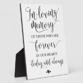 In het teken van de liefhebbende herdenkingsceremo fotoplaat (Zijkant)