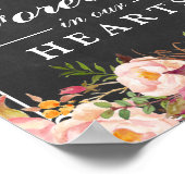 In het teken van het liefdevol geheugen van Floral Poster (Hoek)