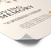 In het teken van liefhebbend geheugen Boho Wildflo Poster (Hoek)