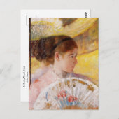 In het theater door Mary Cassatt Briefkaart (Voorkant / Achterkant)