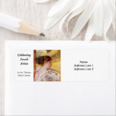 In het theater door Mary Cassatt Etiket (Insitu)