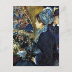 In het theater door Pierre Renoir Briefkaart