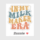 In het tijdperk van de melkboer sticker (Vel)