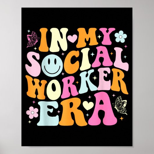 In het tijdperk van maatschappelijk werker, afstud poster (Voorkant)
