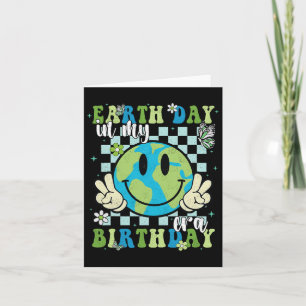 In het tijdperk van mijn geboortedag is Earth Day Kaart