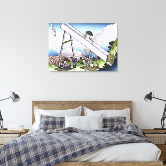 In het Totomi-gebergte Canvas Afdruk (Insitu (Slaapkamer))