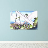 In het Totomi-gebergte Canvas Afdruk (Insitu (Houten vloer))