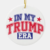 In het Trump tijdperk Keramisch Ornament (Voorkant)