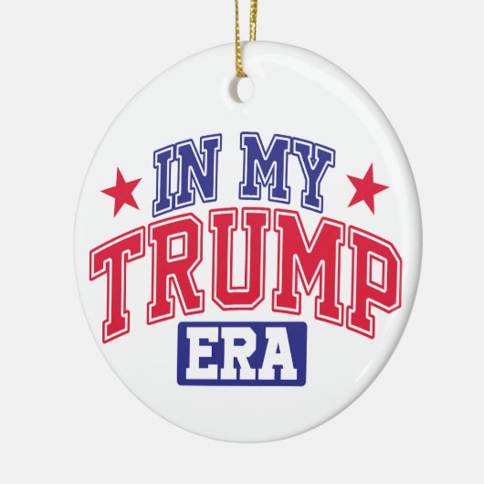 In het Trump tijdperk Keramisch Ornament (Links)