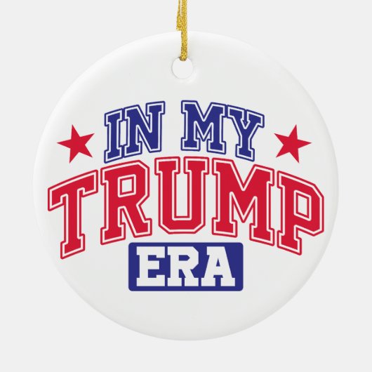 In het Trump tijdperk Keramisch Ornament (Achterkant)