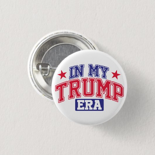 In het Trump tijdperk Ronde Button 3,2 Cm (Voorkant /achterkant)