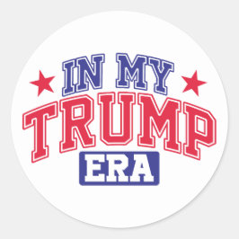 In het Trump tijdperk Ronde Sticker