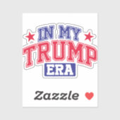 In het Trump tijdperk Sticker (Vel)