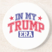 In het Trump tijdperk Zandsteen Onderzetter (Voorkant)