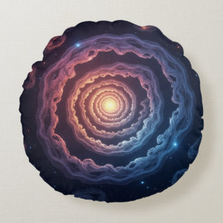 In het universum Pillow Rond Kussen