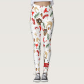 In het Vakantie met de boskerst Leggings (Voorkant)