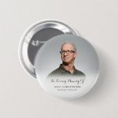 In het Van de Douane van het Geheugen Herinnering  Ronde Button 5,7 Cm (Voorkant /achterkant)