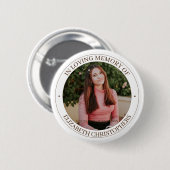 In het Van de Douane van het Geheugen Herinnering Ronde Button 5,7 Cm (Voorkant /achterkant)