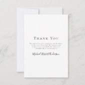 In het Van de Foto van het Geheugen Funeral Bedankkaart (Achterkant)