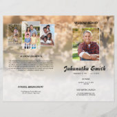 In het Van geheugen-begrafenis de brochure van het (Voorkant)