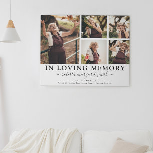 In het Van het Geheugen de Foto Tribute Canvas Dru Afdruk