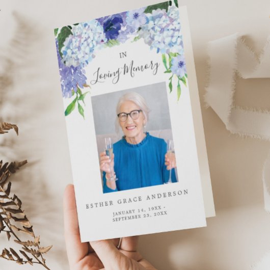 In het Van het Geheugen de Funeral Gevouwen brochu Flyer