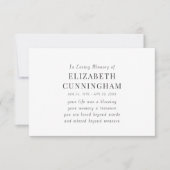 In het Van het Geheugen een Moderne Eenvoudige Cit Aankondiging (Voorkant)